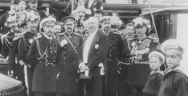 Tsar Nicolas II et Felix Faure