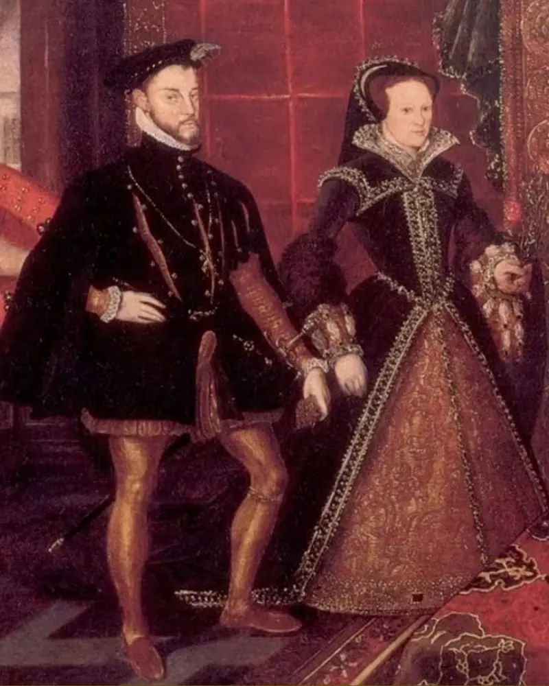 Philippe II, roi d'Espagne, et Marie Tudor, reine d'Angleterre et d'Espagne