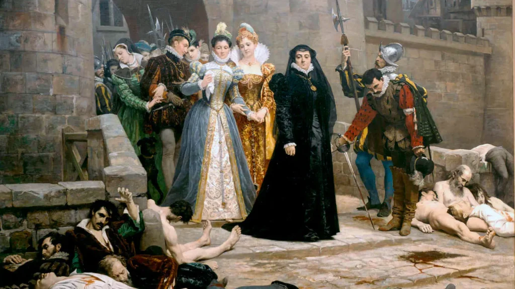 catherine-de-medicis-au-lendemain de la st barthelemy