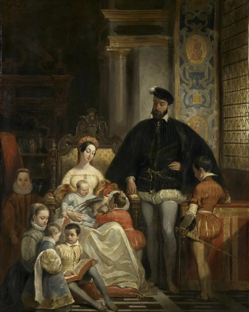 catherine-de-medicis-henri-ii-famille